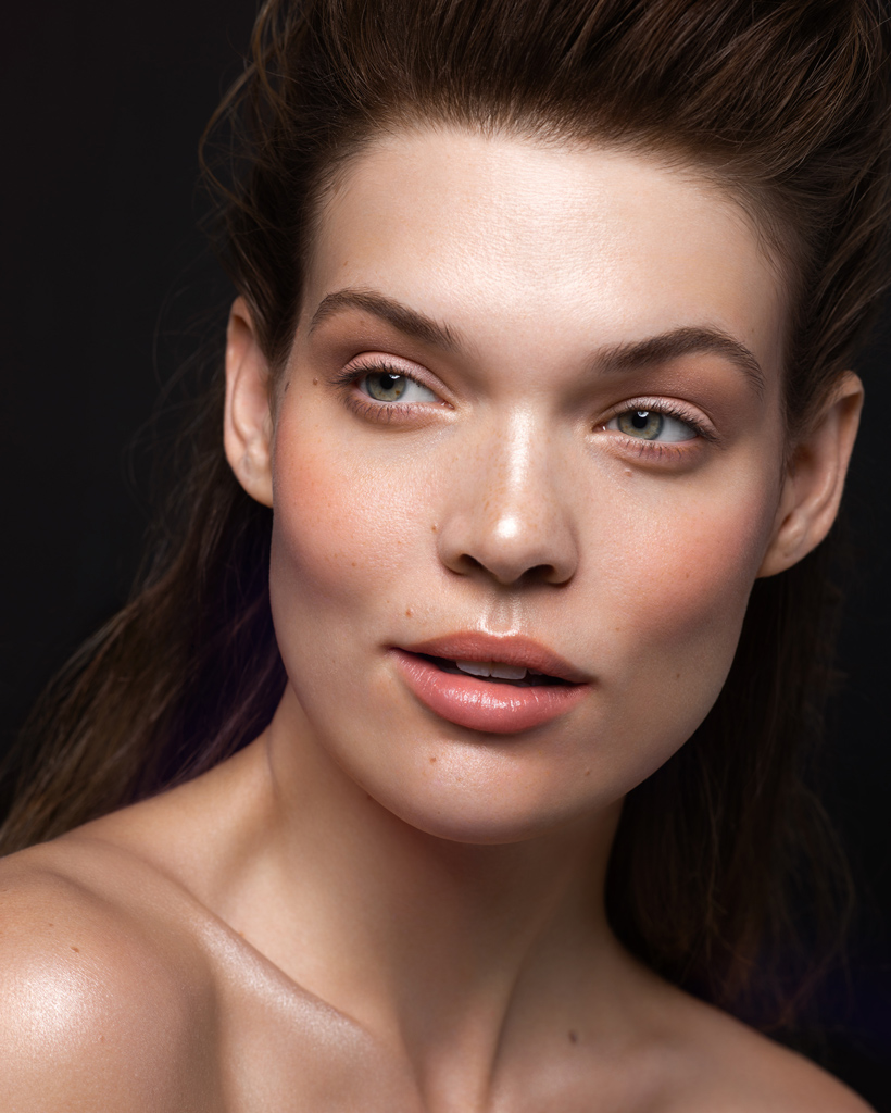 RA Beauty Retouching Challenge #6, Photographer: Michael Woloszynowicz, Model: Jenna Puffer, © Retouching Academy